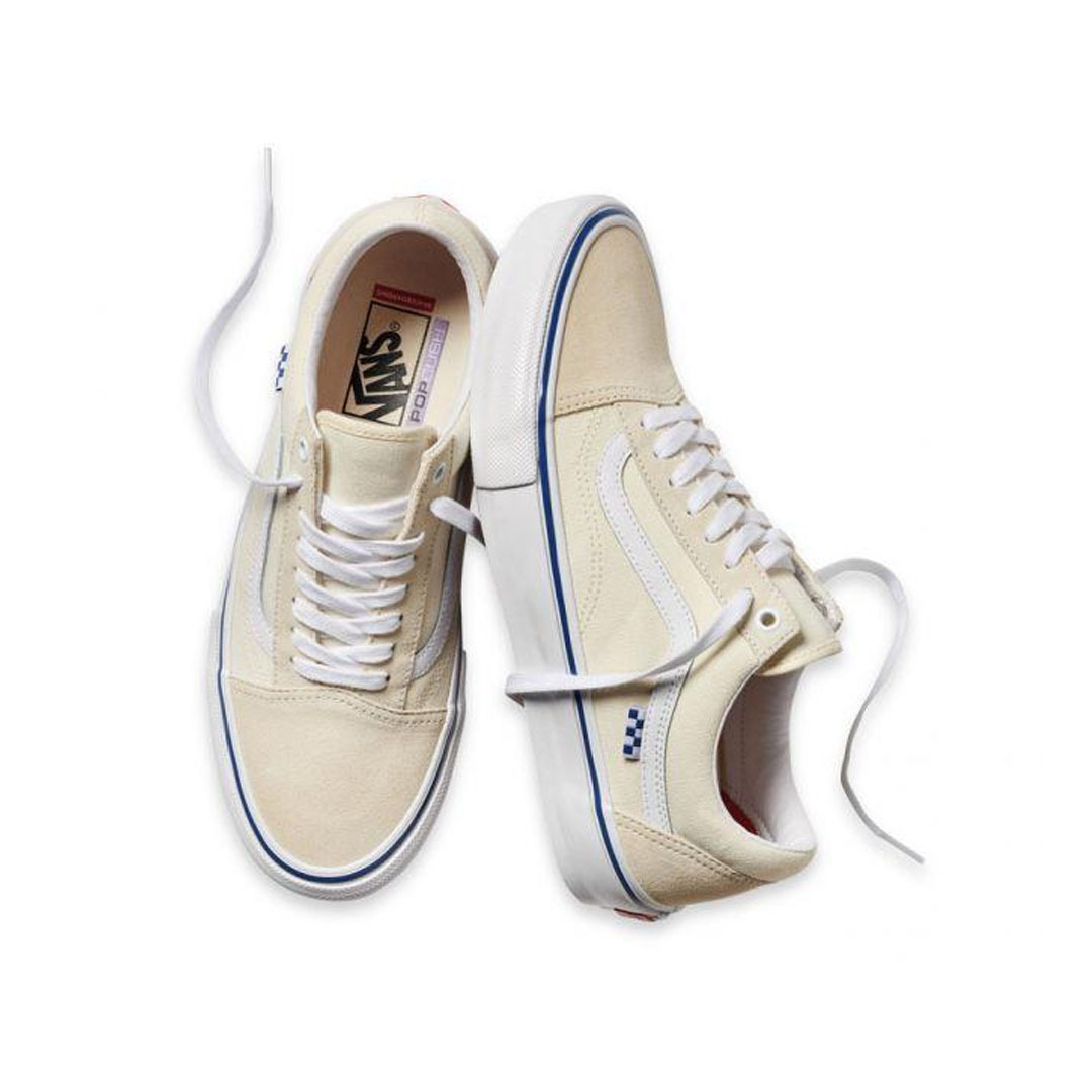vans tan white