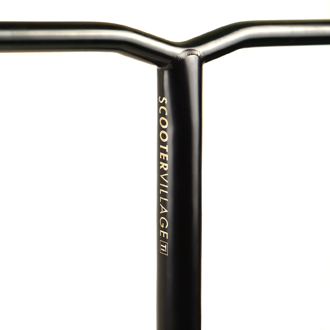 Scooter Village Ti Bars Y Satin Black / 650mm