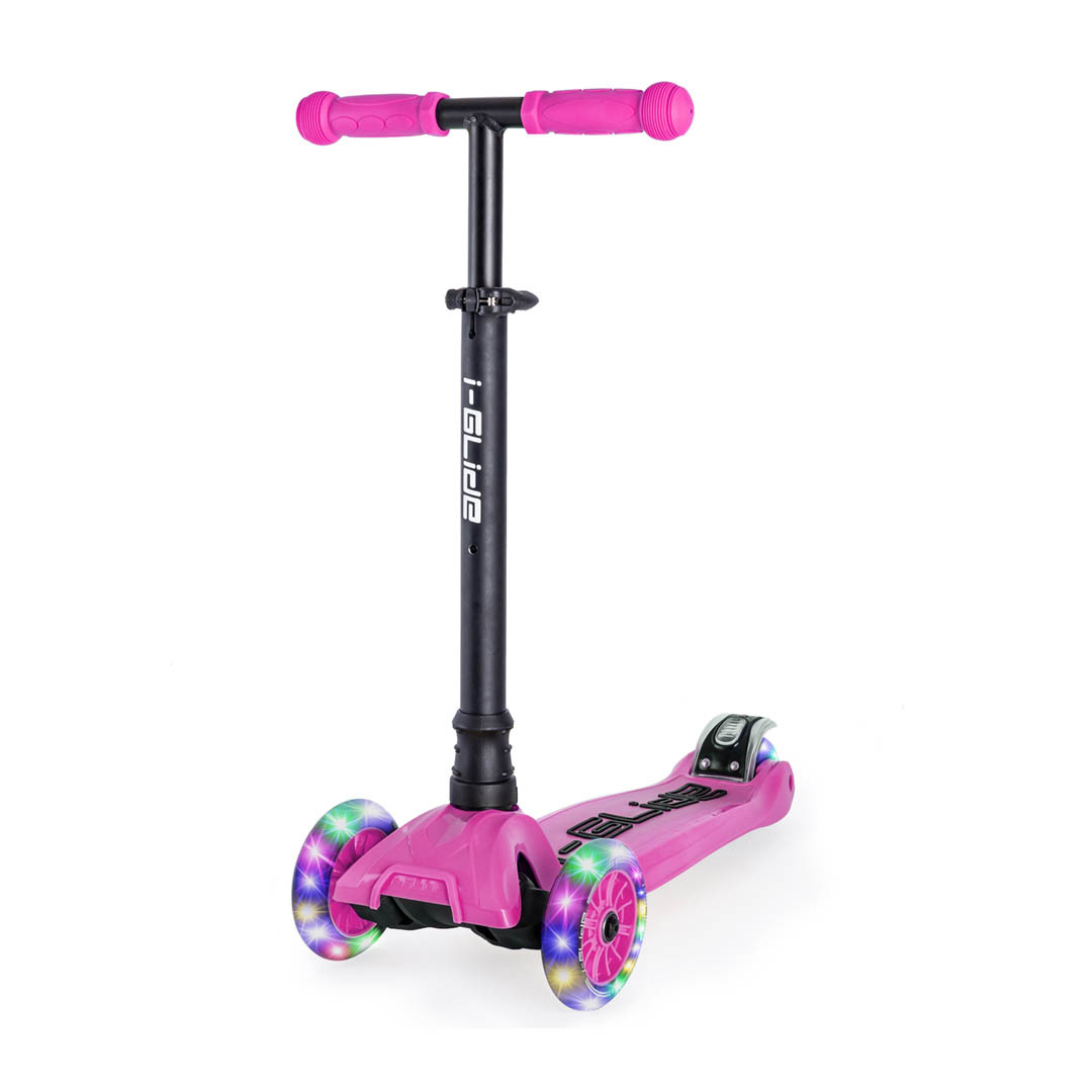 IGlide Kids 3 Wheels V3 Scooter Pink Scooter Village