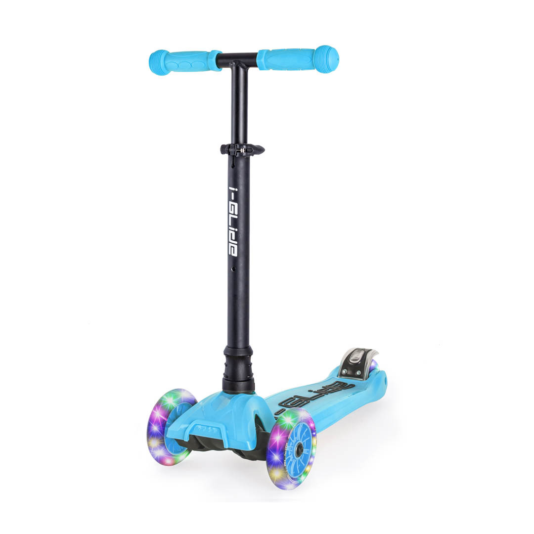 IGlide Kids 3 Wheels V3 Scooter Blue Scooter Village