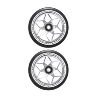 Envy 110mm Diamond Scooter Wheels | Silver