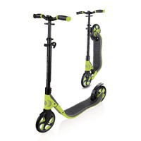 Globber One NL 205 Commuter Scooter | Lime Green/ Dark Grey