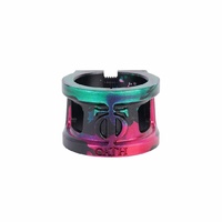 Oath Cage V2 Oversized Double Clamp | Green/Pink/Black