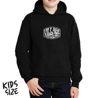 The Village Warp Hoodie | Kids Size | Black