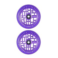 Oath Lattice 110mm Scooter Wheels | Purple