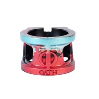 Oath Cage V2 Oversized Double Clamp | Black/Teal/Red