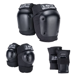 187 Junior Six Pack Pad Set | Black