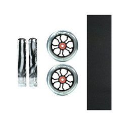 Grit 110mm Wheel Pack | Clear/Black