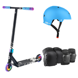 Core CB1 Scooter + Helmet Pack | Neo/Blue