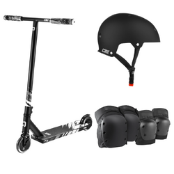 Core CB1 Scooter + Helmet Pack | Blackout