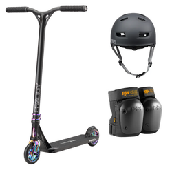 Envy Prodigy X-One Scooter + Helmet Pack | Black/Oilslick