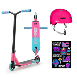 Envy One S3 Kids Scooter + Helmet Pack | Pink/Teal