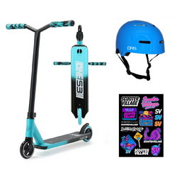 Envy One S3 Kids Scooter + Helmet Pack | Teal/Black