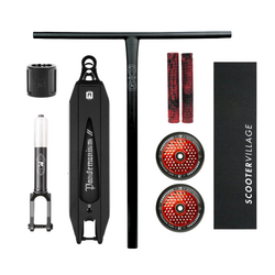 Root x Ethic Pandemonium Custom Scooter | Black/Red
