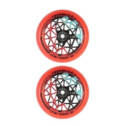 Oath Bermuda 110mm Scooter Wheels | Black/Teal/Red