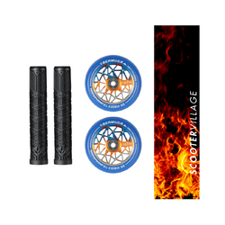 Oath Bermuda 120mm Wheel Pack | Blue/Orange