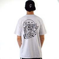 The Village Frother Tee | White Marle