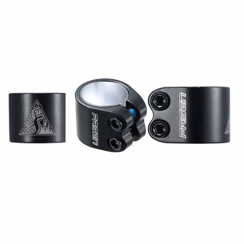 Fasen 2 Bolt Oversized Clamp | Black