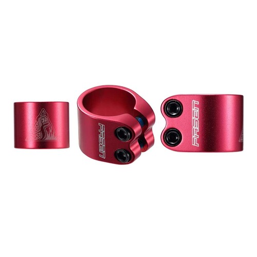 Fasen 2 Bolt Oversized Clamp | Red  