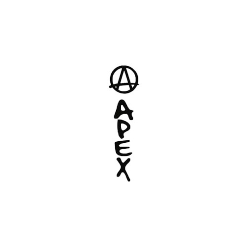 Apex Handle Bar Sticker / Black