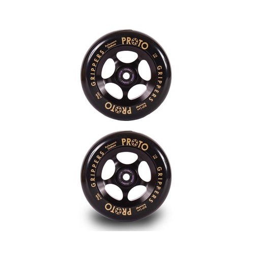 Proto Classic Gripper Scooter Wheels 110mm | Black/Black