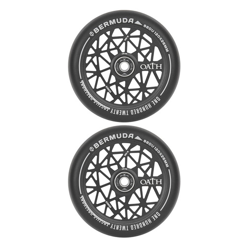 Oath Bermuda 120mm Scooter Wheels | Satin Black