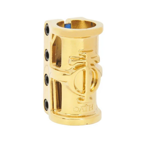 Oath Cage Alloy SCS 4-Bolt Clamp | Neo Gold