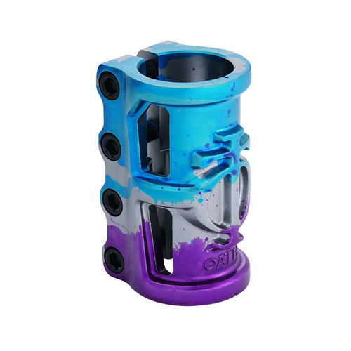 Oath Cage V2 Alloy 4 Bolt SCS Clamp | Blue/Purple/Titanium