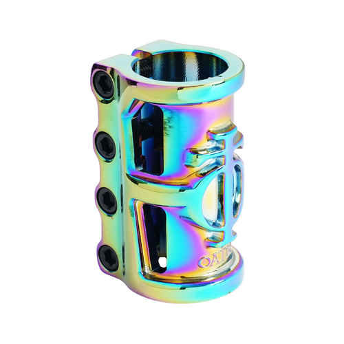Oath Cage V2 Alloy 4 Bolt SCS Clamp | Neo Chrome