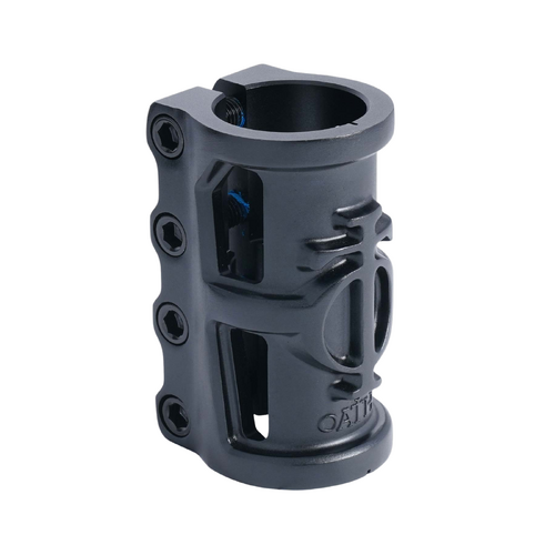 Oath Cage V2 Alloy 4 Bolt SCS Clamp | Anodised Satin Black