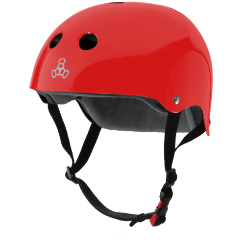Triple 8 The Certified Helmet SS | Red Gloss