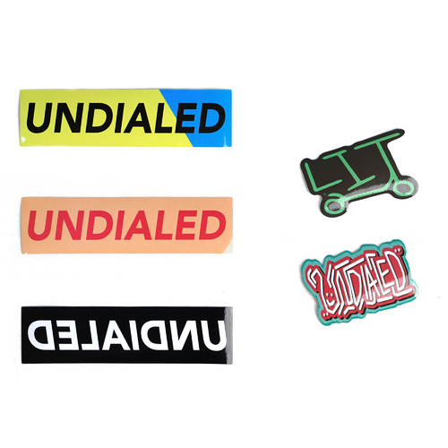 Undialed Sticker Pack | Two