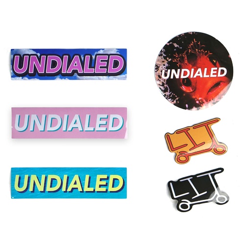 Undialed Sticker Pack | Three