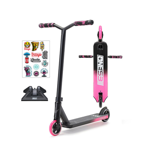 Envy One S3 Series 3 Complete Scooter | Black/Pink