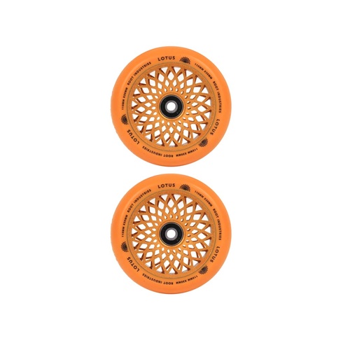 Root Industries Lotus Wheels 110mm x 24mm Wide | Orange/Orange