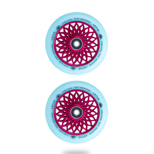 Root Industries Lotus Wheels 110mm x 24mm Wide | Glow/Pink
