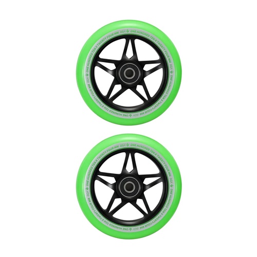 Envy S3 Wheels 110mm | Black/Green