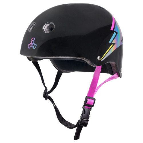 Triple 8 The Certified Helmet SS | Black Hologram