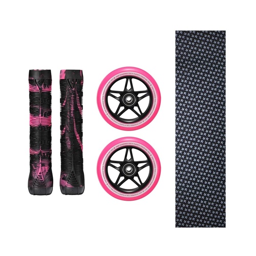 Envy S3 Wheel Pack | Black/Pink