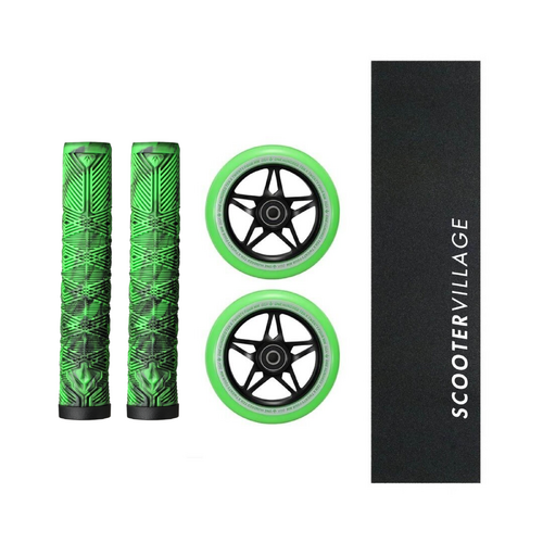 Envy S3 Wheel Pack | Black/Green