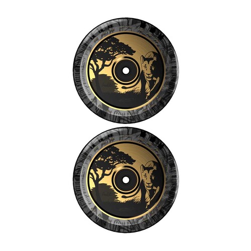 Fuzion Isiah Samms Sig Wheels 110mm | Gold Chrome