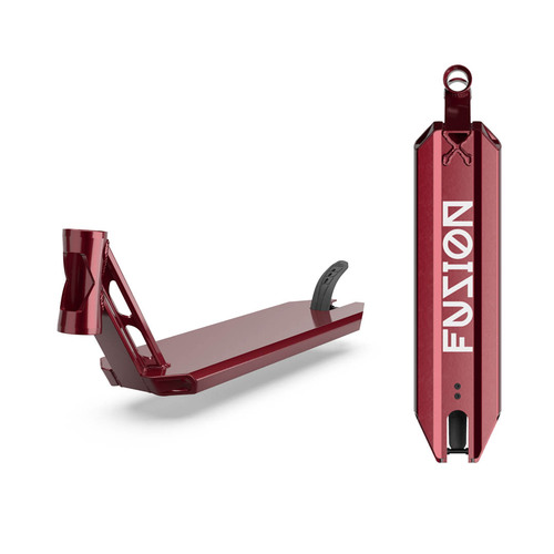 Fuzion Entropy 5" Wide Deck | Burgundy