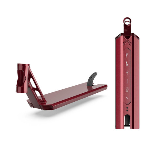 Fuzion Entropy Boxed 5" Wide Deck | Burgundy