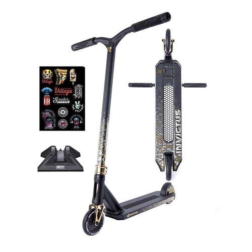 Root Industries Invictus 2 Complete Scooter | Black/Gold Rush