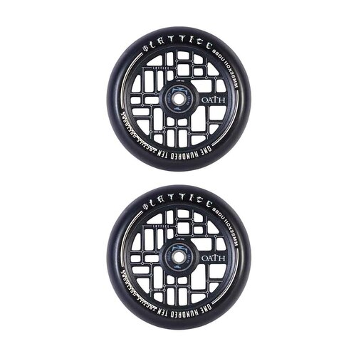 Oath Lattice 110mm Scooter Wheels | Black