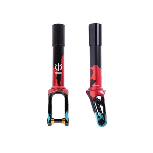Oath Shadow IHC Scooter Fork | Black/Teal/Red