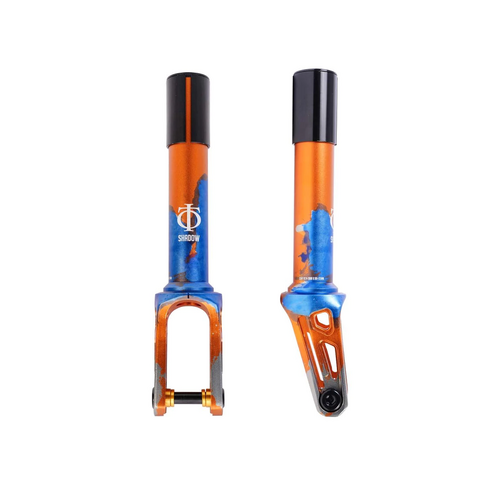Oath Shadow IHC Scooter Fork | Orange/Blue/Titanium