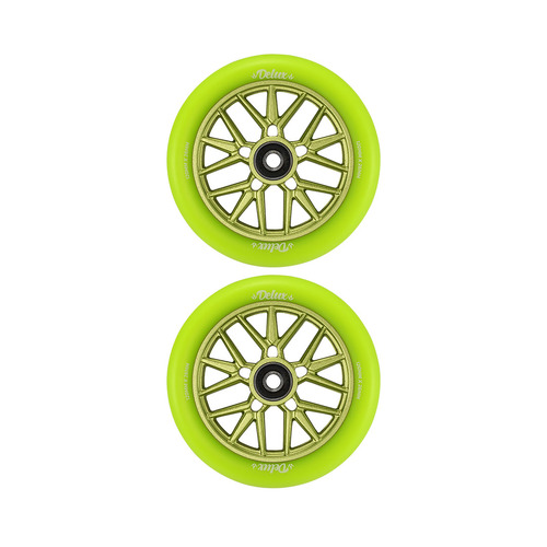 Envy Delux 120mm Scooter Wheels | Green