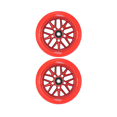 Envy Delux 120mm Scooter Wheels | Red
