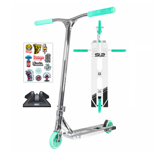 Core SL2 Complete Scooter | Chrome/Teal